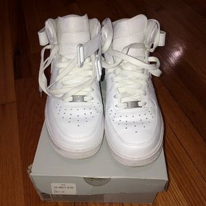 White Air Force 1 high tops